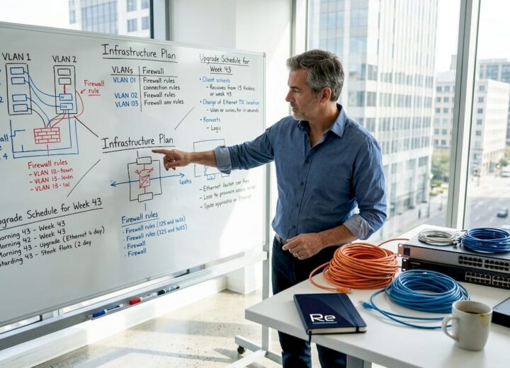 IT manager planning infrastructure upgrade