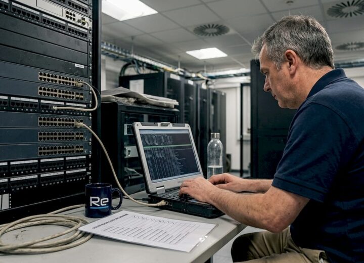 Why upgrade network infrastructure? Boost performance and security - Re-solution Engineer working on network upgrade project