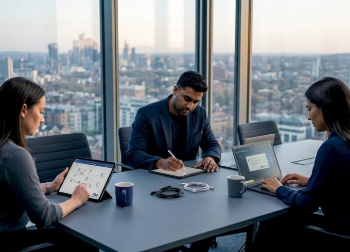 Network security investment: reduce risk and protect your enterprise - Re-solution IT team collaborating on network security