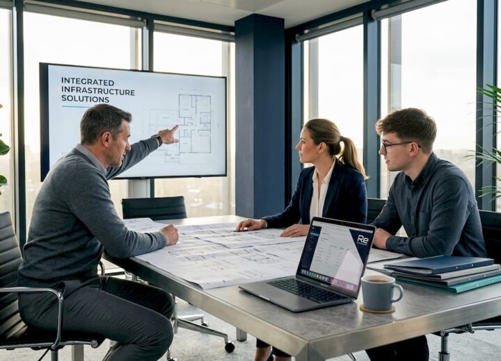 How to design digital building infrastructure - Re-solution Team planning digital building infrastructure