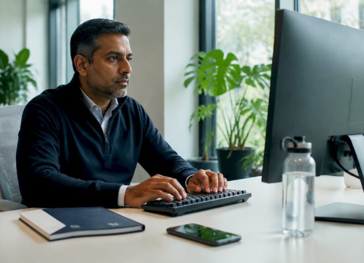 Types of IT monitoring systems: a 2026 guide - Re-solution Engineer monitoring IT systems at desk