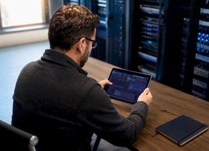 Prove every finding: Network audit checklist for IT managers - Re-solution Auditor reviewing network infrastructure evidence