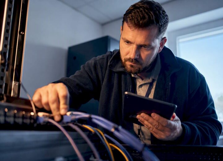 Engineer testing branch network handoff