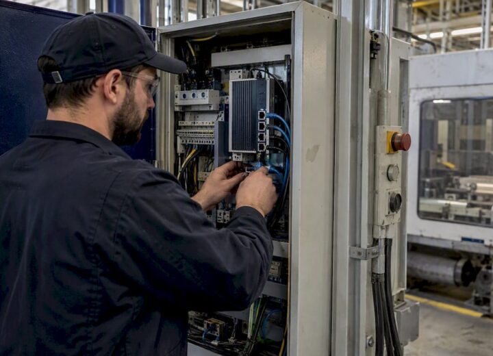 Industrial gateway connecting factory sensors