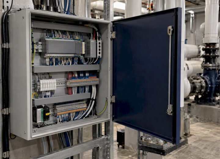 BACnet building automation control cabinet